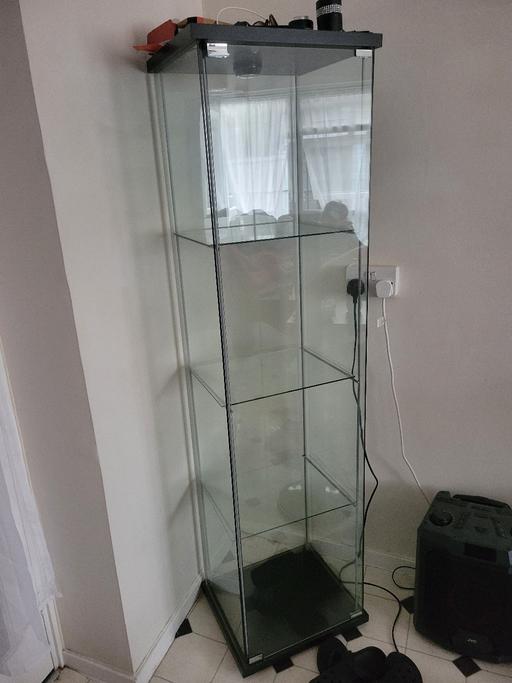 Buy & Sell Wimbledon South West London - Photos for Tall Glass Cabinet