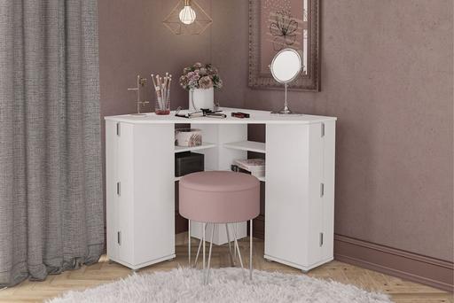 Buy & Sell Halesowen Dudley - Photos for Birlea Olivia White Corner Dressing Table