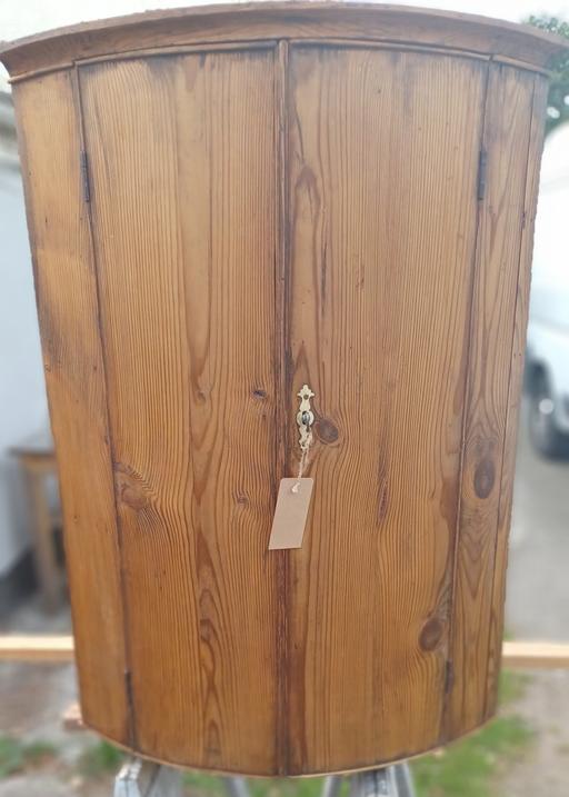 Buy & Sell Abergwyngregyn Gwynedd - Photos for Antique Pine Bow Front Cupboard