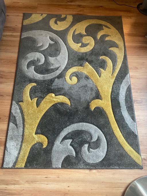 Buy & Sell Rochdale Greater Manchester - Photos for Rug grey and yellow