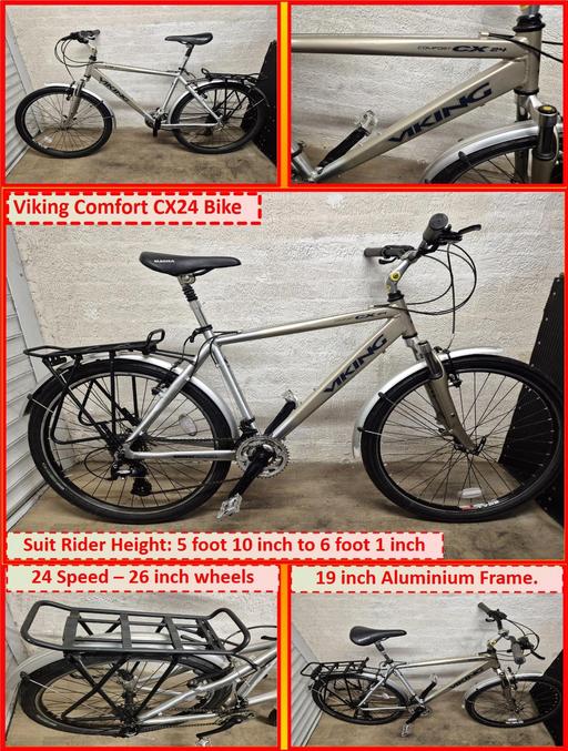 Buy & Sell Oldbury Sandwell - Photos for Viking Comfort CX24 Bike-26 inch wheels.