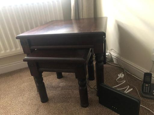 Buy & Sell Newton Aycliffe County Durham - Photos for Nest of 2 mahogany coffee tables