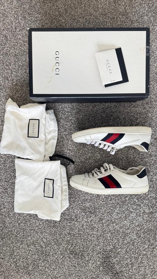 Buy & Sell Greenhithe Dartford - Photos for Gucci Ace Sneakers White Size 8 Used
