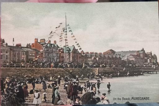Buy & Sell Thatto Heath Saint Helens - Photos for Antique on the beach morecombe postcard