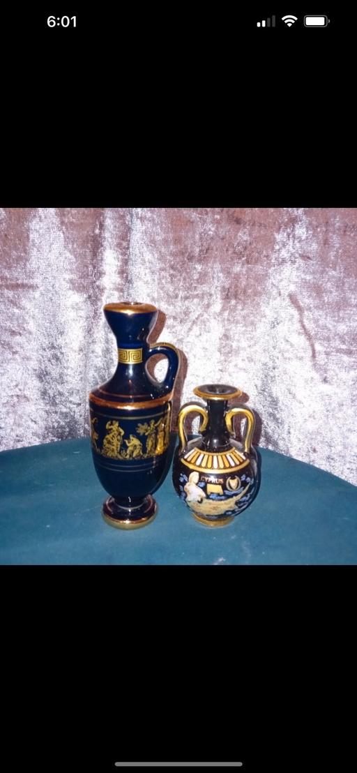 Buy & Sell Great Baddow Chelmsford - Photos for Vase- greek handmade dark blue cobalt