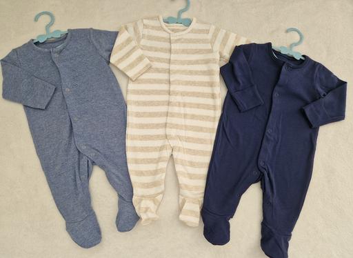 Buy & Sell Shard End Birmingham - Photos for New Baby Boy 3 Pcs Pure Soft Cotton Sleepsuit