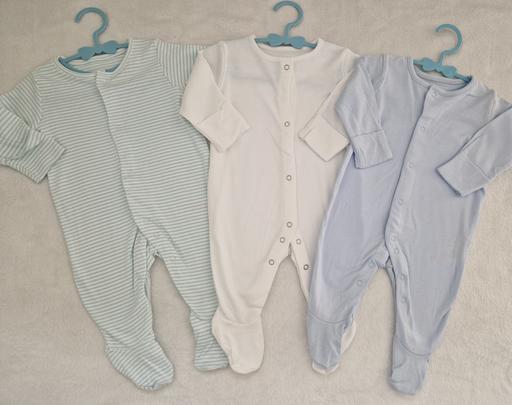 Buy & Sell Shard End Birmingham - Photos for New Baby Boy 3 Pcs Pure Soft Cotton Sleepsuit