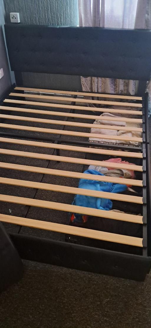 Buy & Sell Birkenhead Wirral - Photos for kingsize leather bedframe with storage