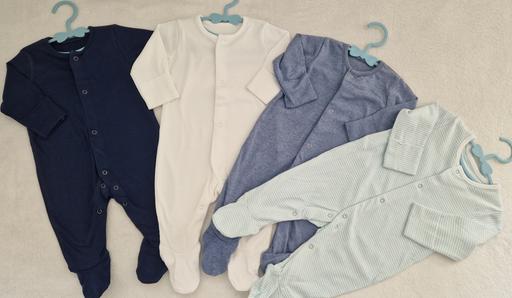 Buy & Sell Shard End Birmingham - Photos for New Baby Boy 4 Pcs Pure Soft Cotton Sleepsuit