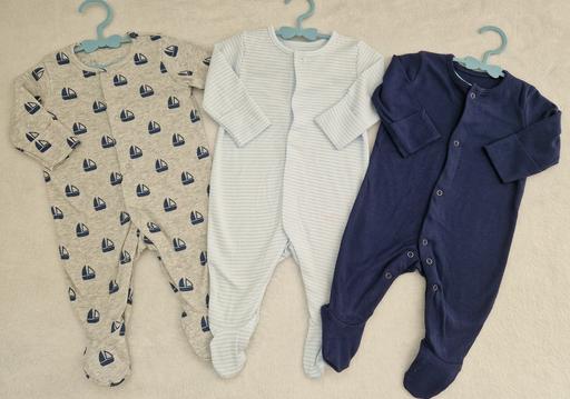 Buy & Sell Shard End Birmingham - Photos for New Baby Boy 3 Pcs Pure Soft Cotton Sleepsuit
