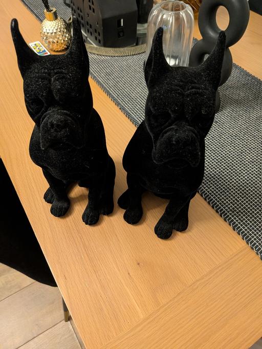 Buy & Sell Smethwick Sandwell - Photos for 2 black dog ornaments