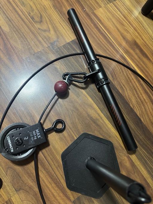 Buy & Sell Kidbrooke South East London - Photos for Weight training pulley station with bar/disc