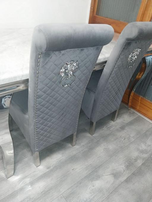 Buy & Sell Eccleston Saint Helens - Photos for Louis marble dining table/4 knocker chairs