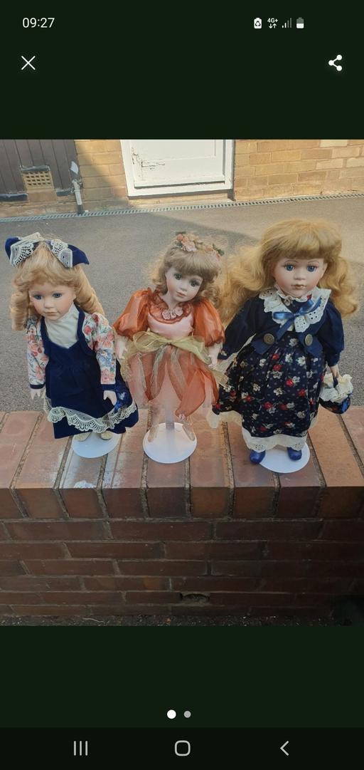 Buy & Sell Gornal Wood Dudley - Photos for 3 , Lovely 1ft Tall Porcelain Dolls , VGC,