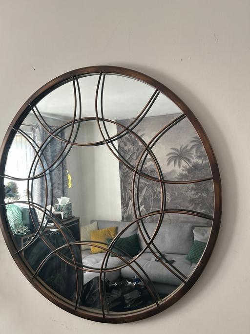 Buy & Sell Harpurhey Manchester - Photos for Large round mirror 80 cams