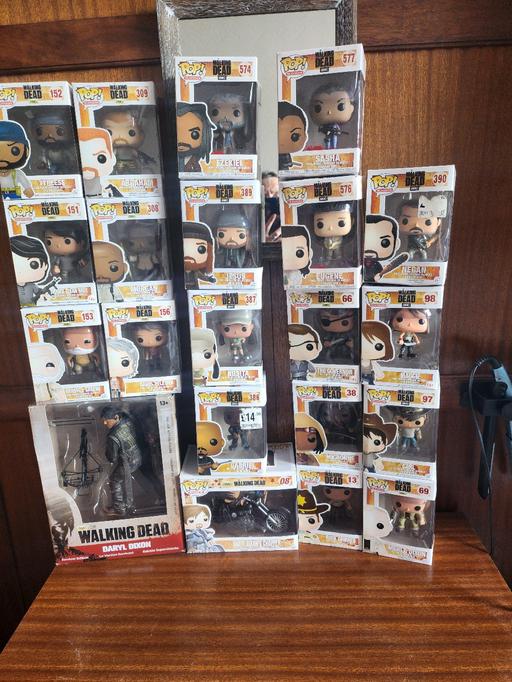 Buy & Sell Hasland Chesterfield - Photos for walking dead funko pops