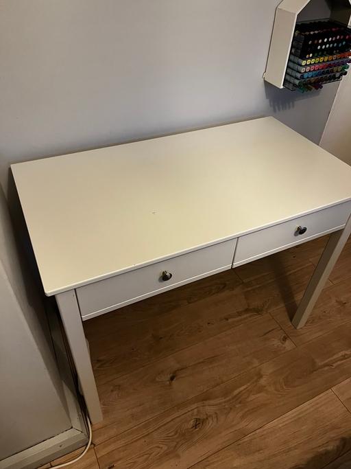 Buy & Sell Abbey Road North West London - Photos for Habitat Brooklyn 2 Drawers Desk - white