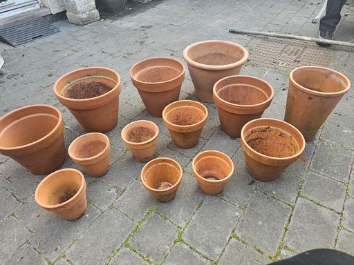Buy & Sell Pensnett Dudley - Photos for 13 X TERRACOTTA POTS