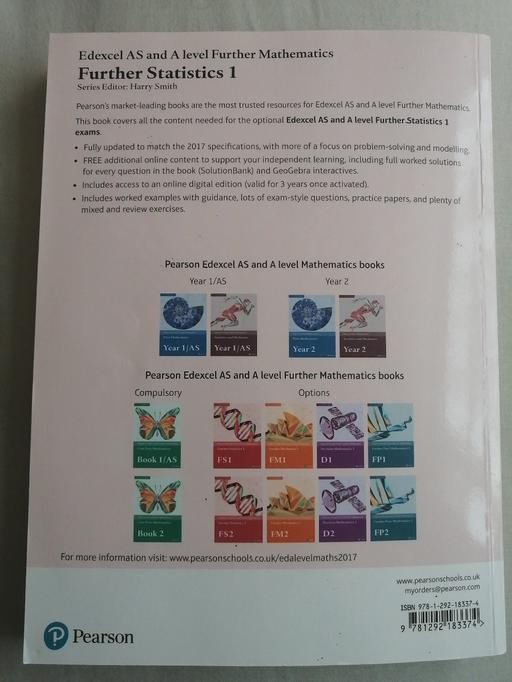 Buy & Sell Westwood Business Park Coventry - Photos for A Level Edexcel Further Statistics 1