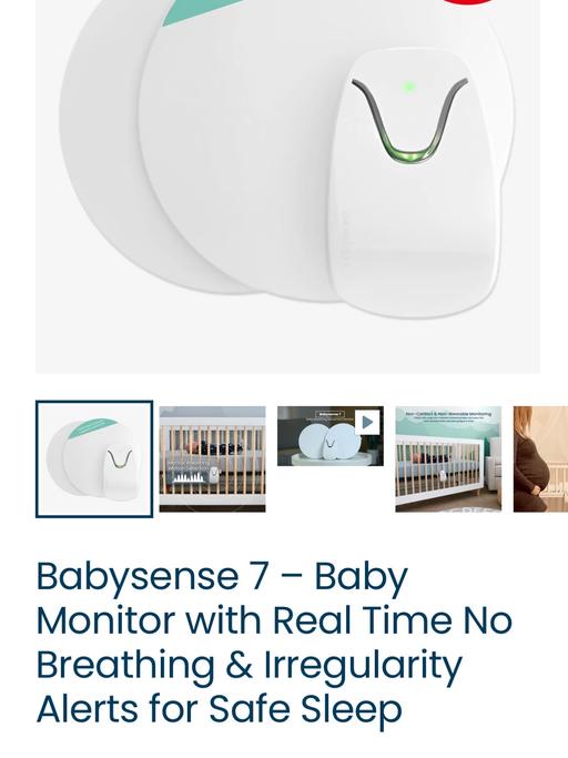 Buy & Sell New Moston Manchester - Photos for Babysense 7 breathing moment & movement
