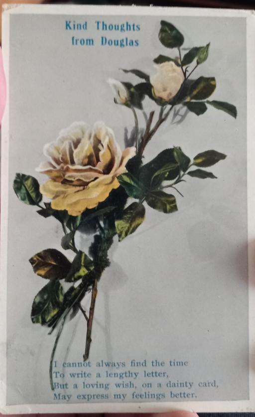 Buy & Sell Thatto Heath Saint Helens - Photos for Antique 1914 Douglas iom flower postcard