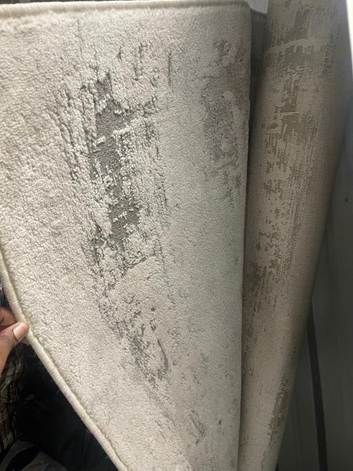 Buy & Sell Loxford East London - Photos for Grey marble rug CLEAN