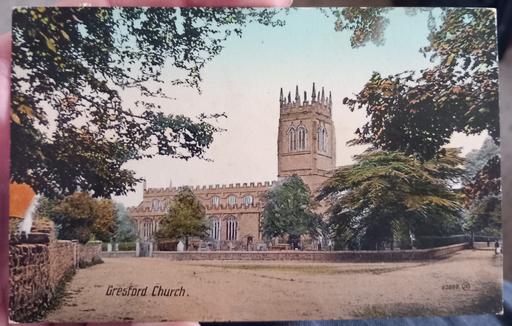 Buy & Sell Thatto Heath Saint Helens - Photos for Antique 1912 Gresford church postcard