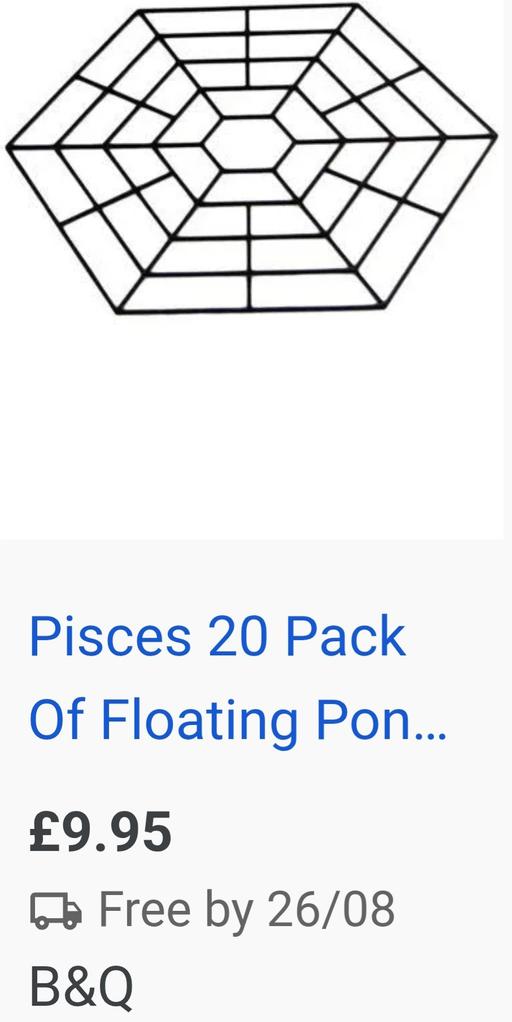 Buy & Sell Eccleston Saint Helens - Photos for Hexagon floating pond gaurds x 20+