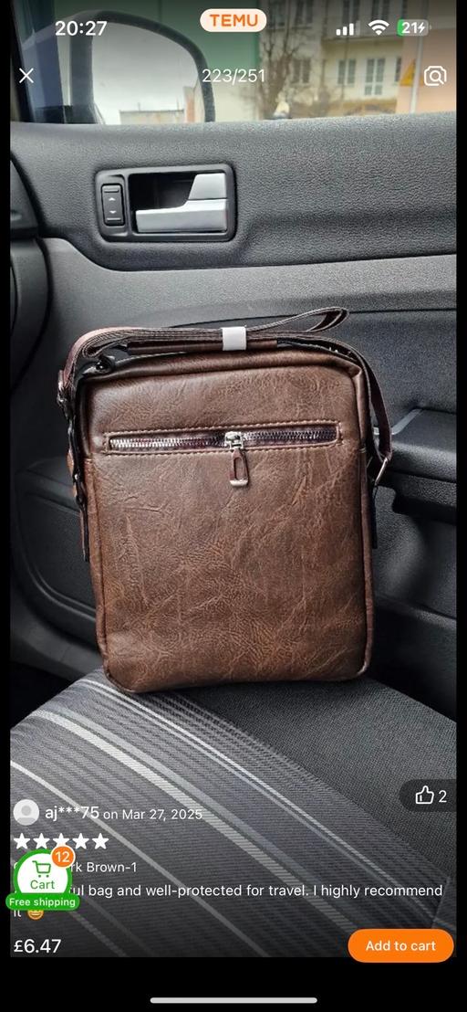 Buy & Sell - Photos for Men vintage crossbody bag