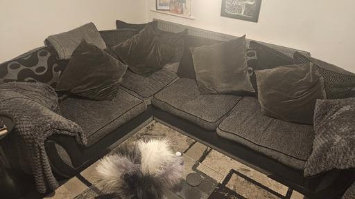 Buy & Sell Carshalton Sutton - Photos for Sofa corner unit grey black.He told the pictu