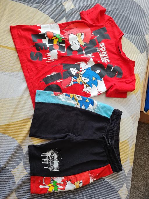 Buy & Sell Bartley Green Birmingham - Photos for Sonic/Knuckles shorts & tshirt 7-8yrs