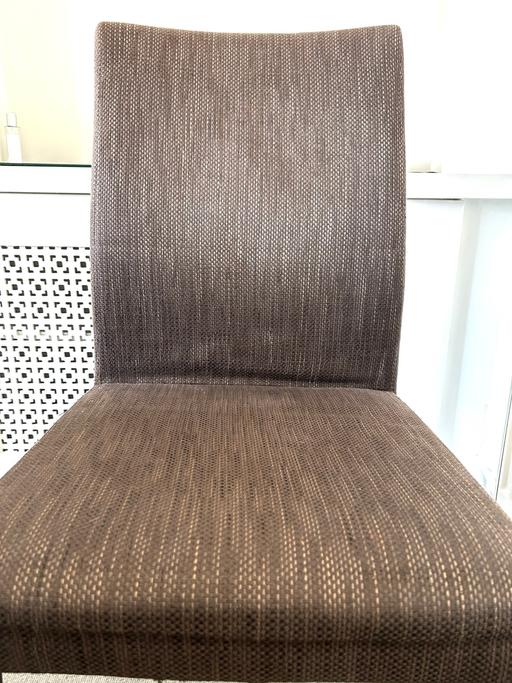Buy & Sell Bedford Park West London - Photos for Single brown linen chair