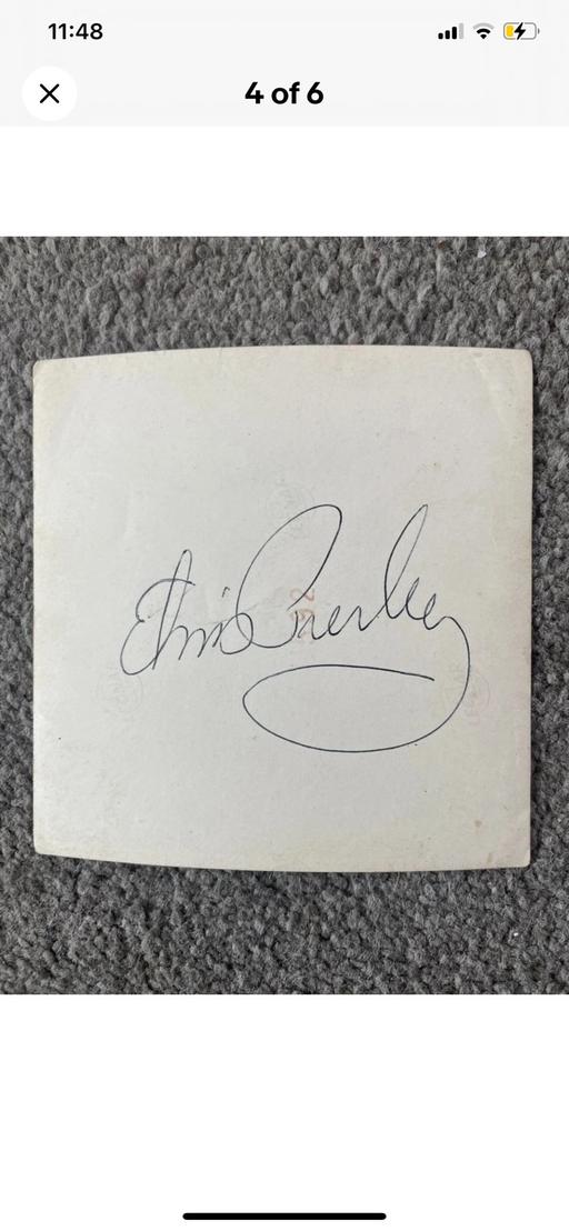 Buy & Sell Thornwood Glasgow - Photos for ELVIS PRESLEY signed name in his army days