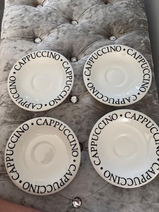 Buy & Sell Southdene Knowsley - Photos for 4 cappuccino plates