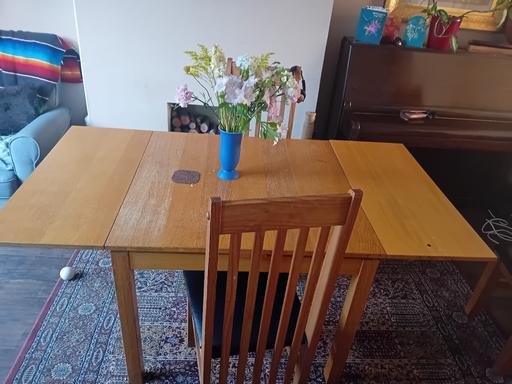 Buy & Sell Braunstone Blaby - Photos for IKEA wooden extendable dining table.
