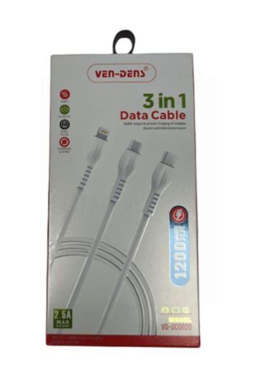 Buy & Sell Walsall Town Centre Walsall - Photos for 3-in-1 High Speed Data Cable - Lightening/Typ