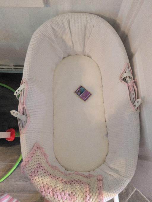 Buy & Sell Bolton Bolton - Photos for Clair de lune moses basket with new mattress
