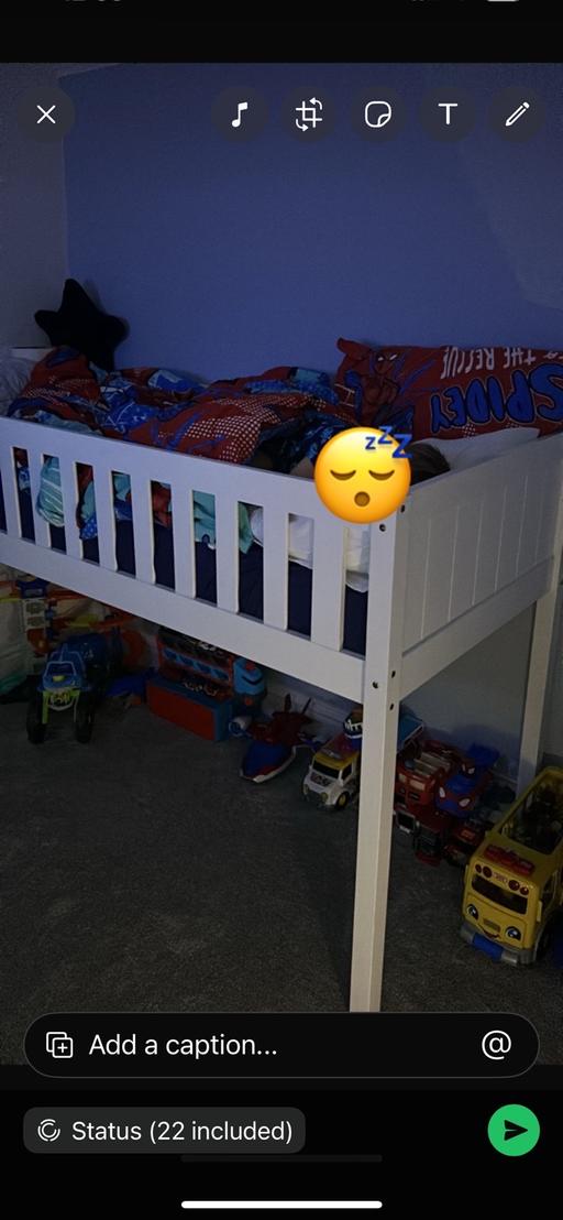 Buy & Sell Malden Rushett South West London - Photos for Shorty midsleeper bed & memory foam mattress