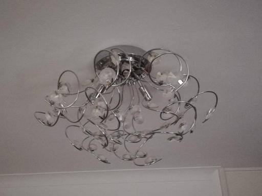 Buy & Sell Castlefields Halton - Photos for Ceiling light - chrome and crystal