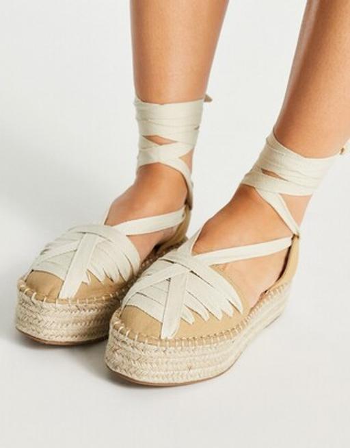 Buy & Sell Bells Mill Dudley - Photos for ASOS Platform Espadrilles – Beige – Size 6
