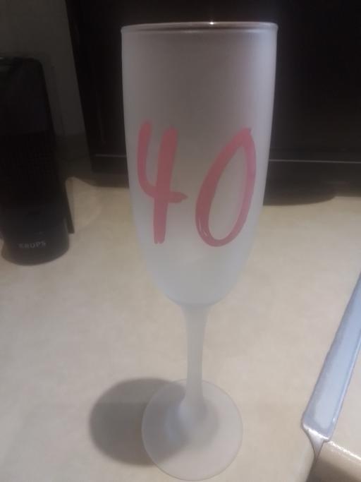 Buy & Sell Streetly Walsall - Photos for NEW 40TH Prosecco glass