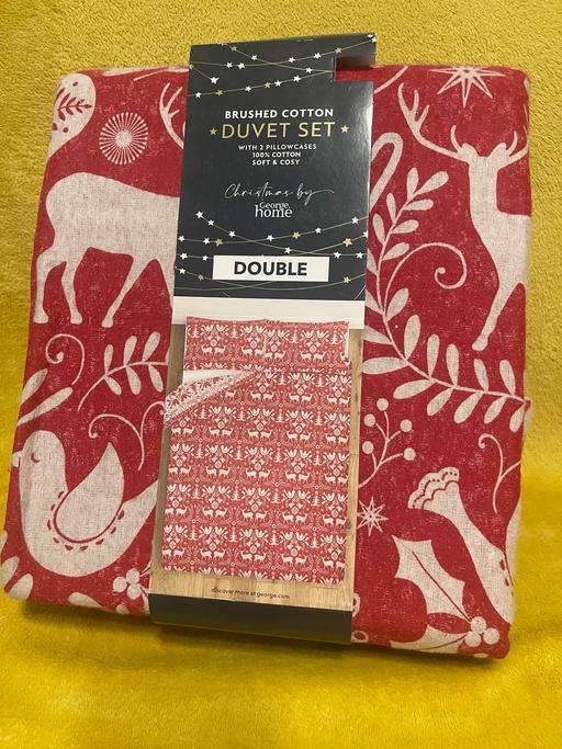 Buy & Sell Heyrod Tameside - Photos for Asda George Home, Stag Festive Duvet Set