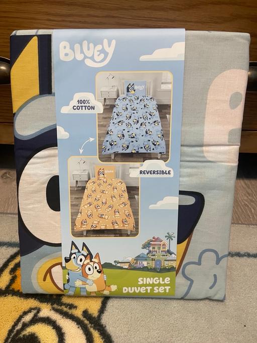 Buy & Sell Heyrod Tameside - Photos for Bluey & Bingo Reversible Duvet Set - Single