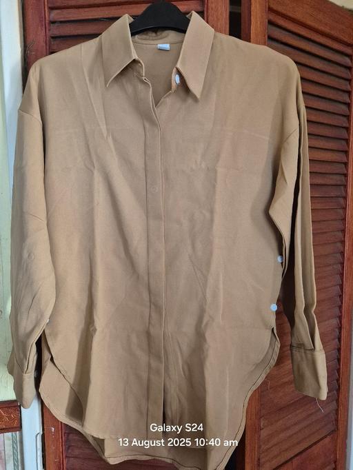 Buy & Sell Quinton Birmingham - Photos for Warmy oversized Lapel Button Shirt Dress