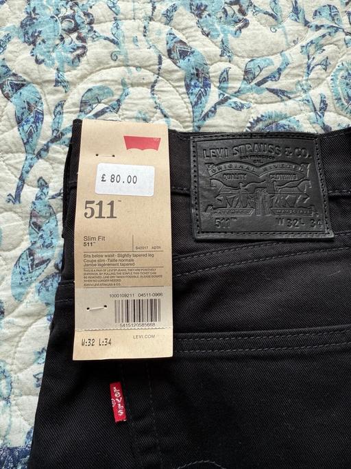 Buy & Sell Blackburn Road Industrial Estate Coventry - Photos for Levi's Black Jeans NEW
