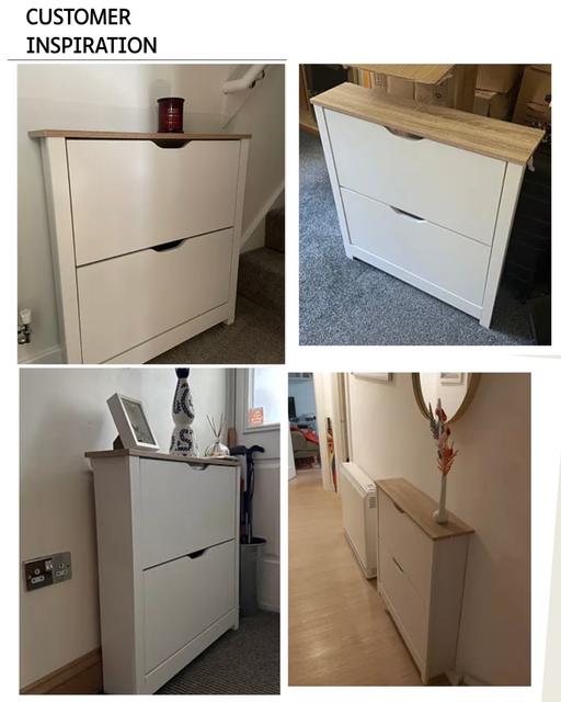 Buy & Sell Burnage Manchester - Photos for Brand New Laura James Shoe Cabinet- Pale Grey