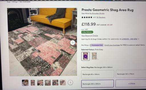 Buy & Sell Upper Holloway North London - Photos for Rug