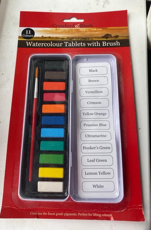 Classes Woodlesford Leeds - Photos for Watercolour set with a paint brush.