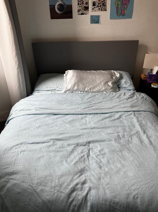 Buy & Sell West End, Stockbridge and Fountainbridge Edinburgh - Photos for Ikea grey Malm double bed + 2 storage boxes