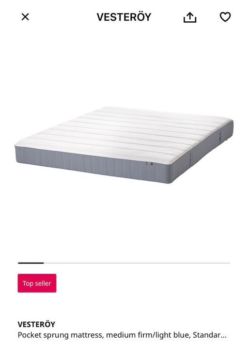 Buy & Sell West End, Stockbridge and Fountainbridge Edinburgh - Photos for Ikea double mattress (Vesteroy - medium firm)